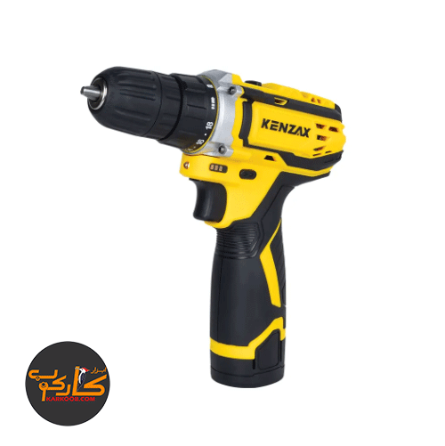 دریل شارژی 12 ولت دو باتری 8112 کنزاکس