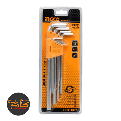 ست آچار آلن بلند ۹ عددی اینکو HHK11092