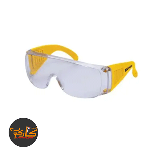 عینک ایمنی بغل کرکره سفید 1760 کنزاکس