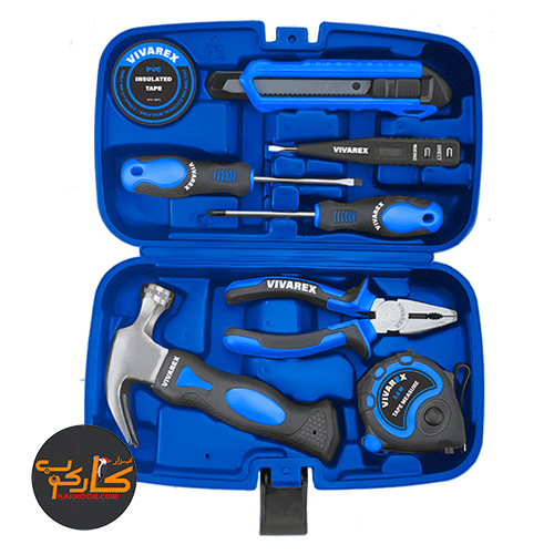 کيت ابزار دستي 8 پارچه ويوارکس VR0008-HTK با کیف حمل