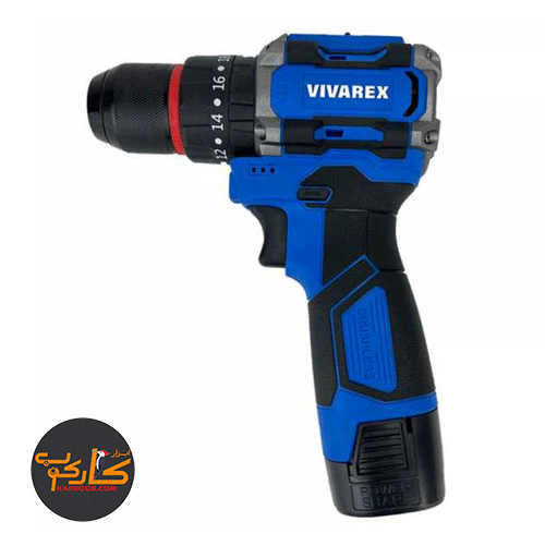 دريل شارژي 16.8 ولت براشلس چکشي ويوارکس VR1610V-21BL