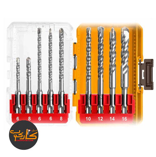 ست 9عددي مته چهارشيار اينکو AKDL30906