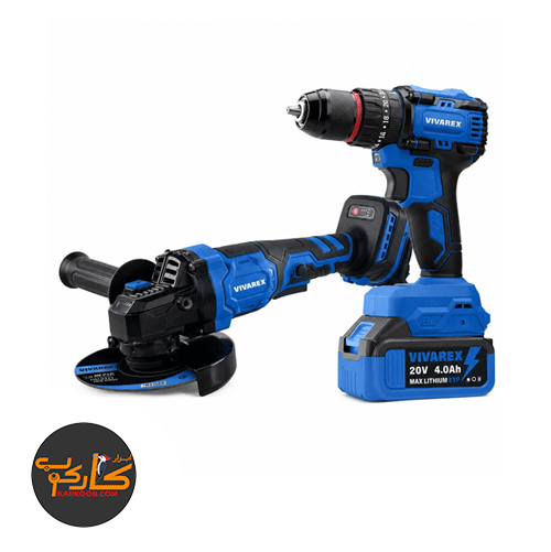 کیت-دریل-شارژی-و-مینی-فرز-شارژی-ویوارکس-VR2402-BCK